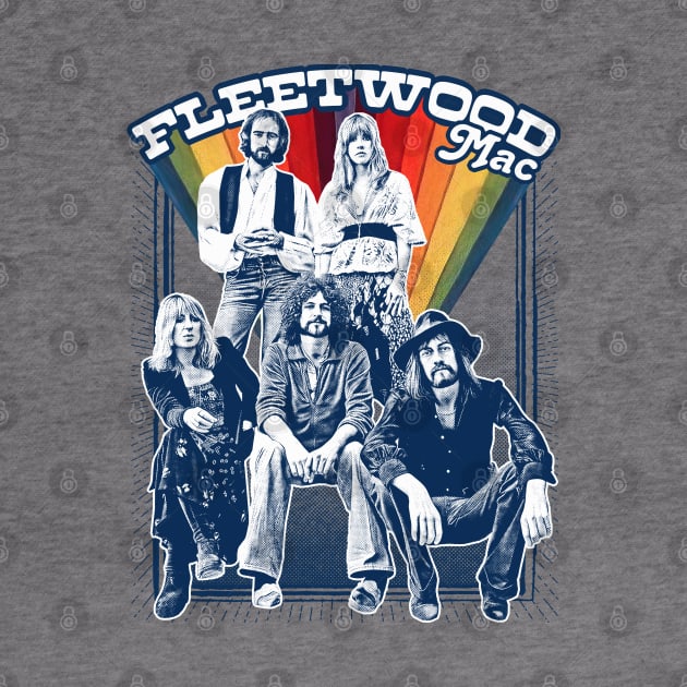 Fleetwood Mac Retro Aesthetic Design by DankFutura